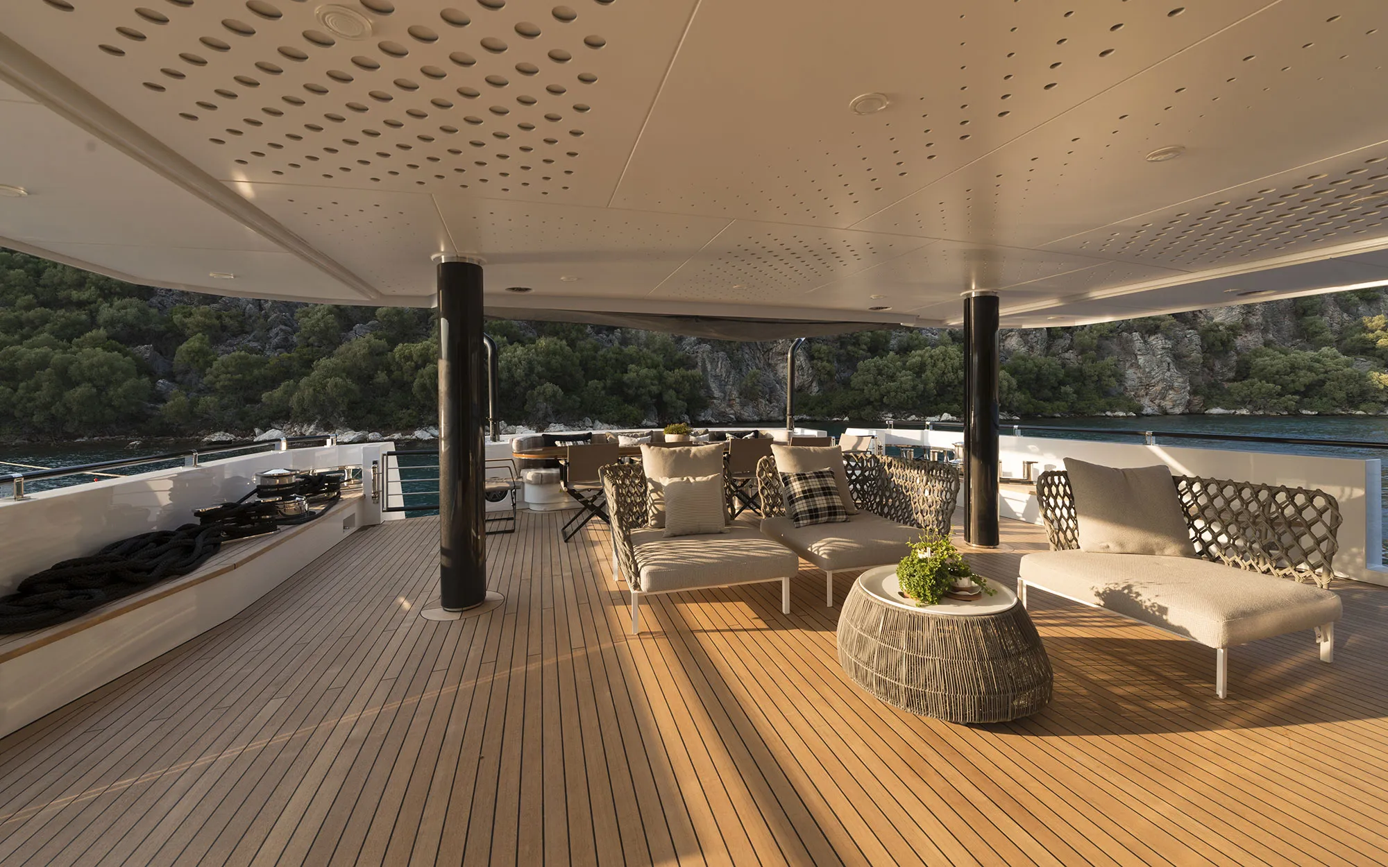 An image of Aquarius yacht