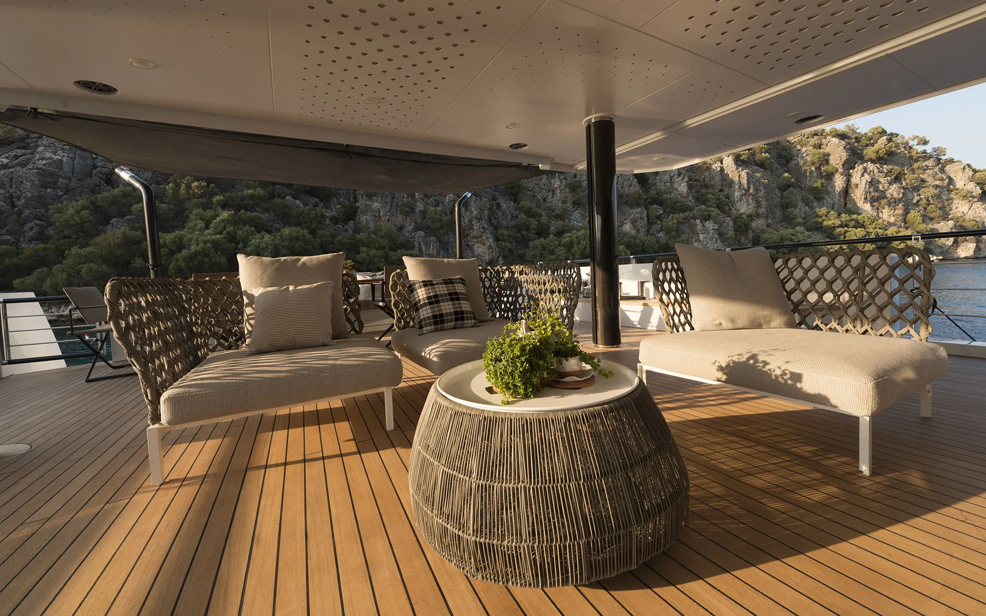 An image of Aquarius yacht