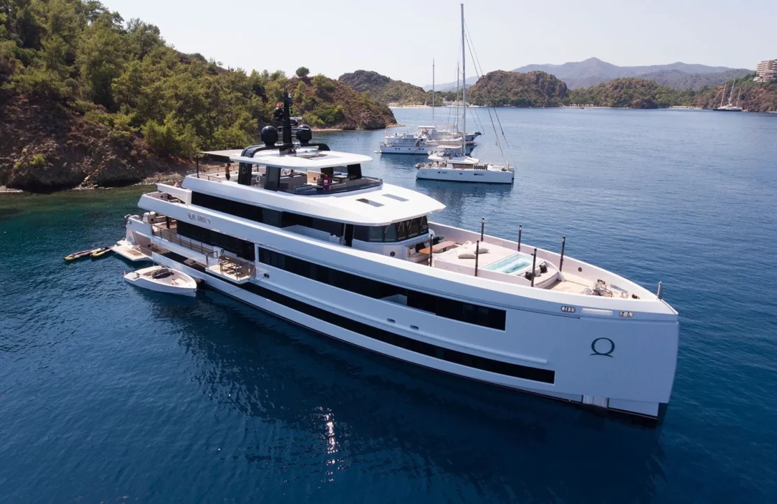 An image of Aquarius yacht