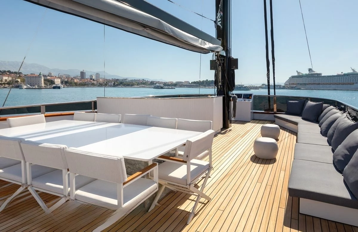 An image of Scorpios yacht