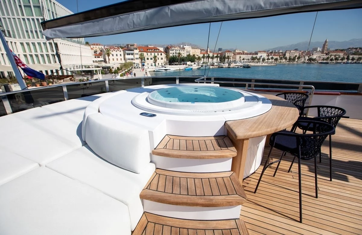 An image of Scorpios yacht