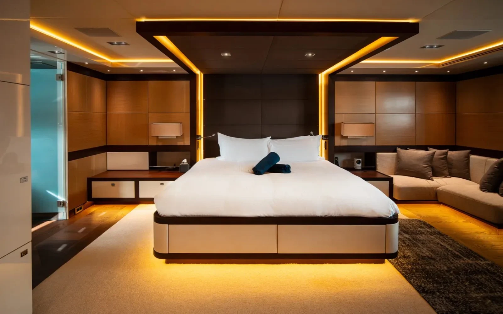 An image of Santorini yacht