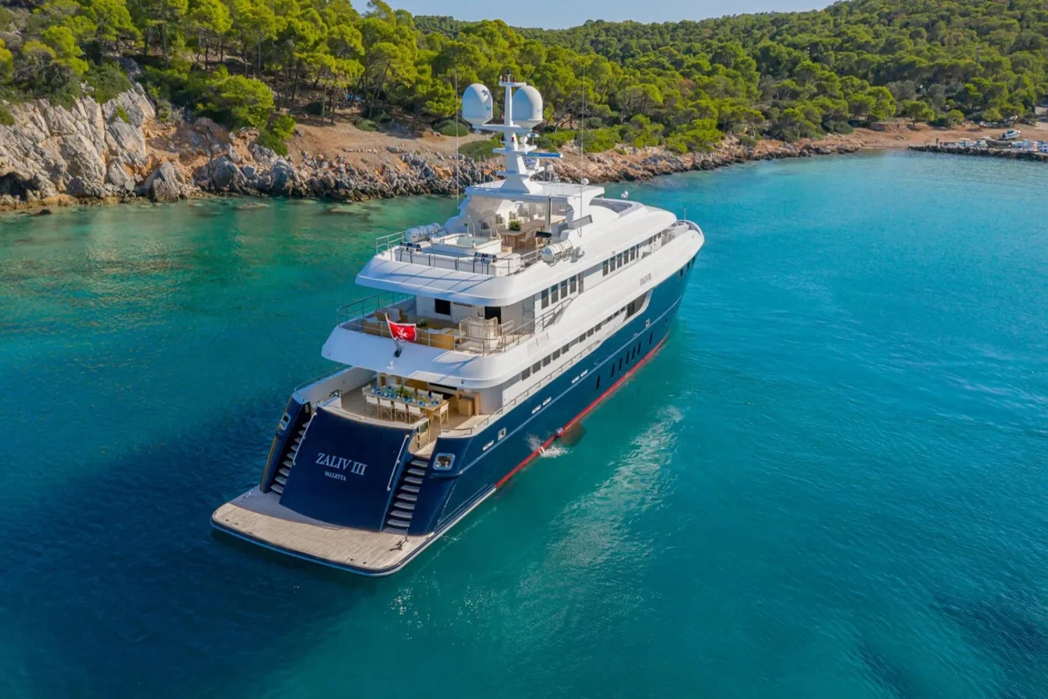 An image of Zaliv III yacht
