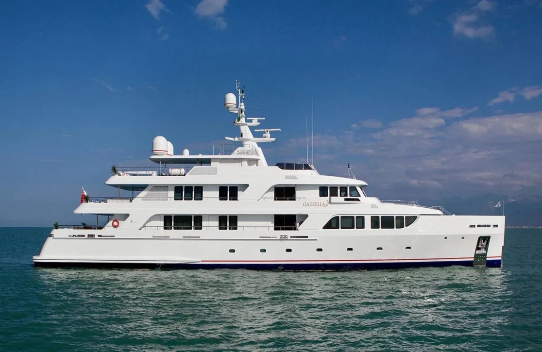 An image of Kadimo’s yacht