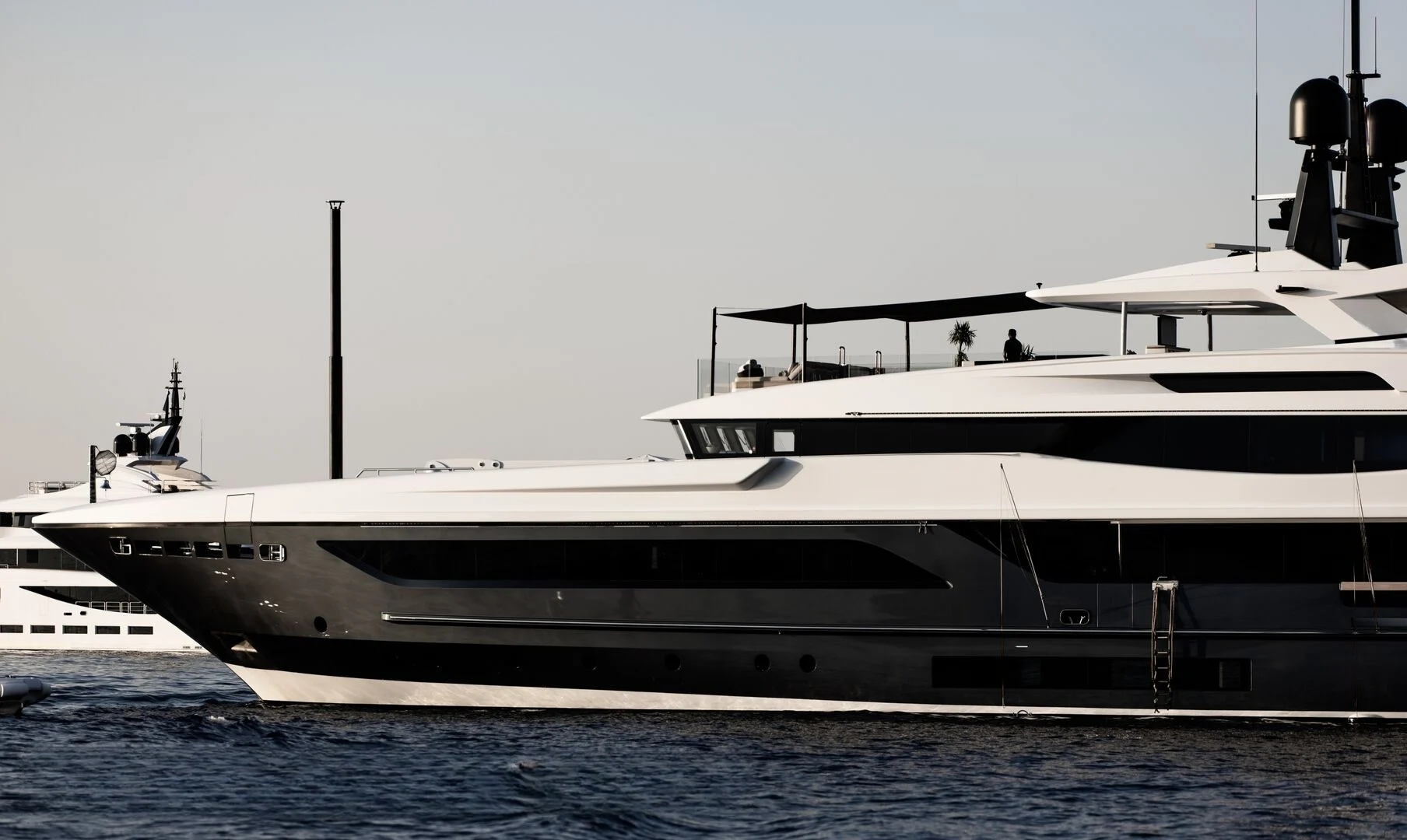 An image of Severin’s yacht