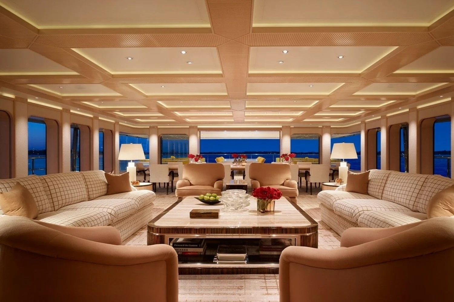 An image of Aquarius yacht