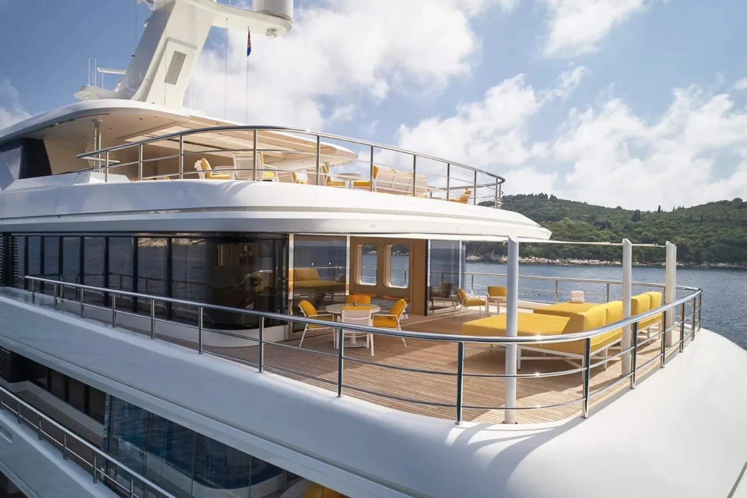 An image of Aquarius yacht